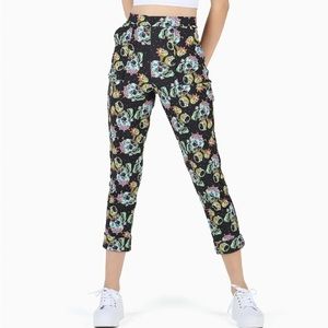 BlackMilk Rick & Morty Skull Burst Cuffed Pants